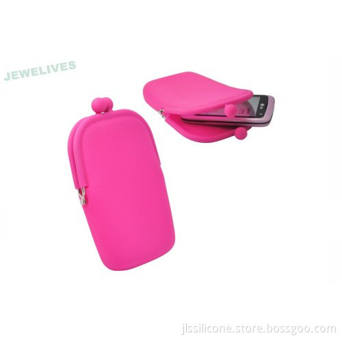 Promotional Silicone Coin Bag In Candy Color 